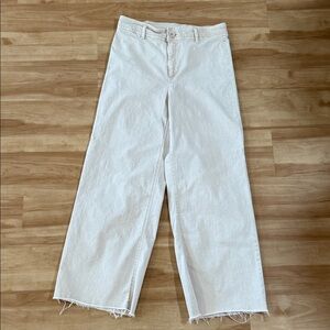 Oat New York Cream Wide Leg Jeans